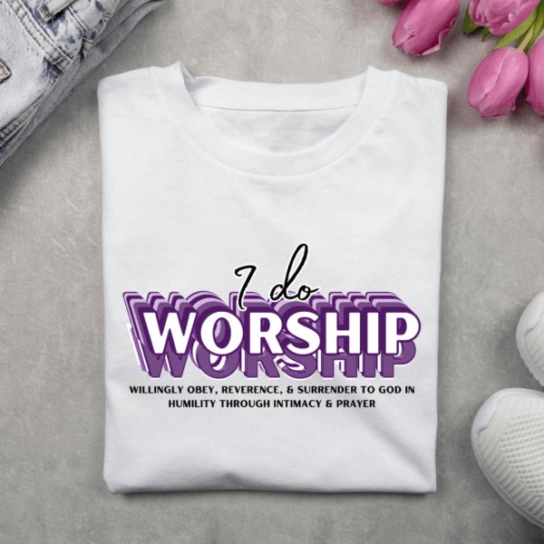 “I Do Worship" Unisex Tee - Image 3