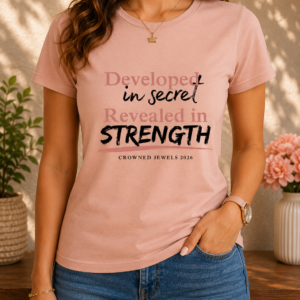 Developed in Secret Tee (Rose)